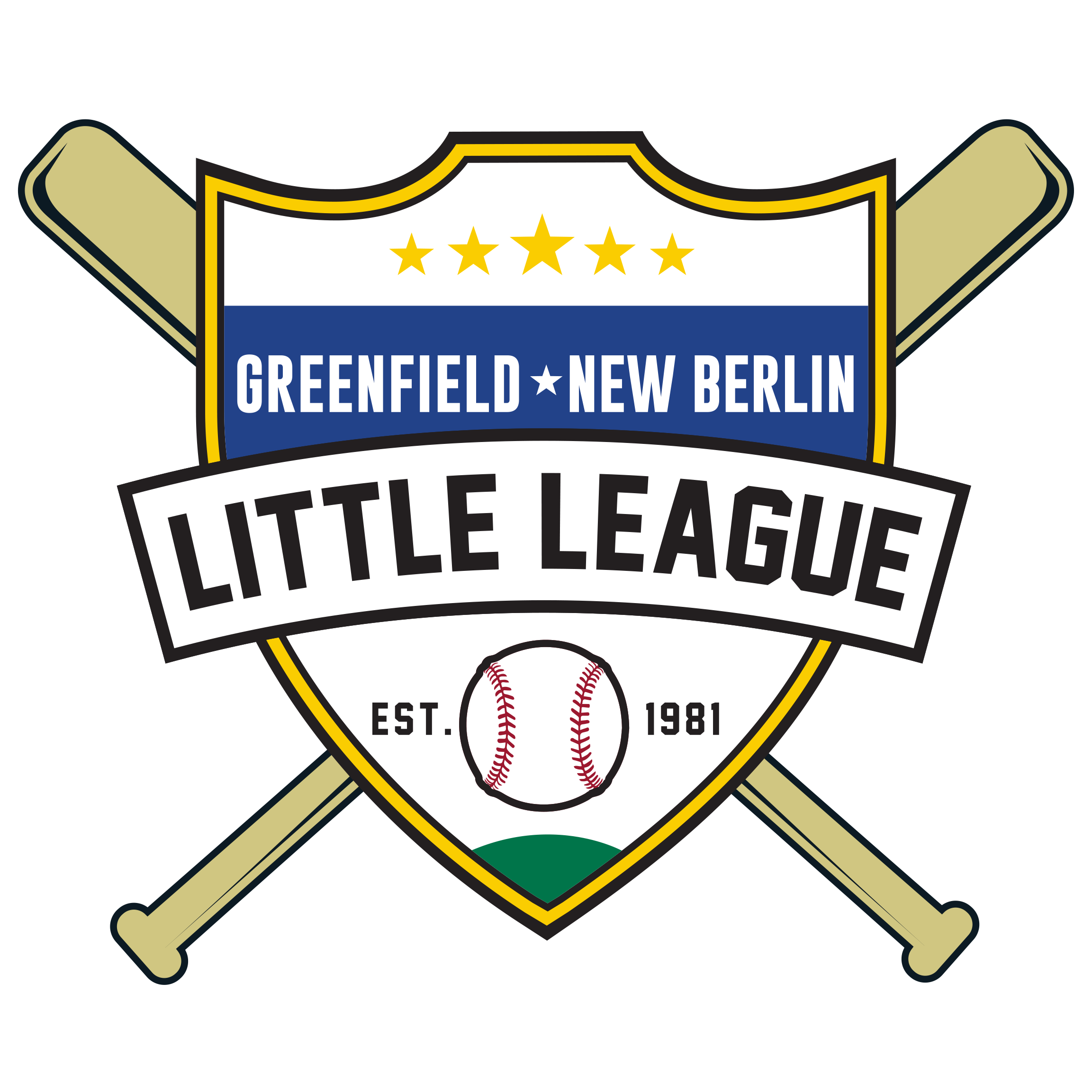 Greenfield New Berlin Little League logo