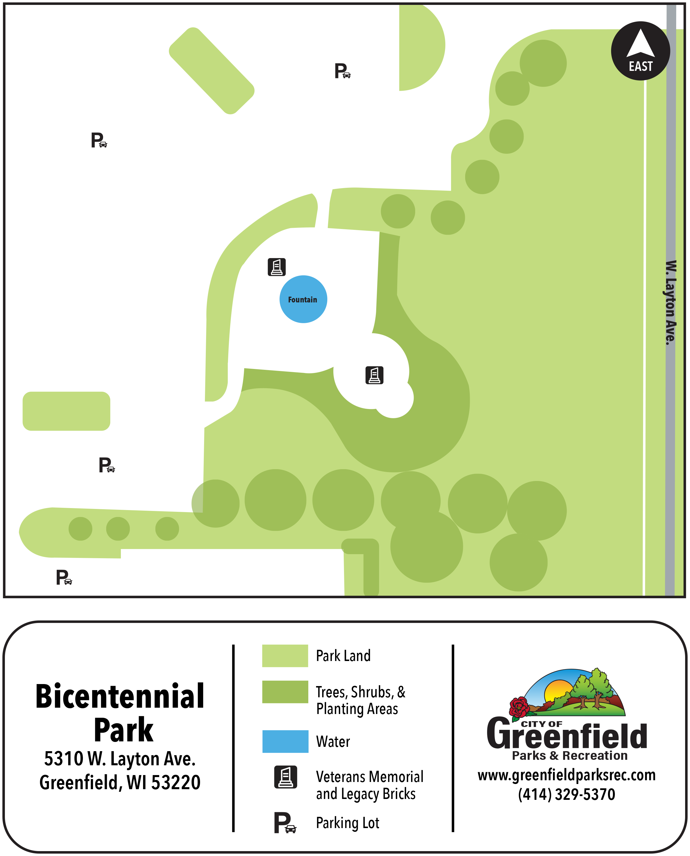 Bicentennial Park Map