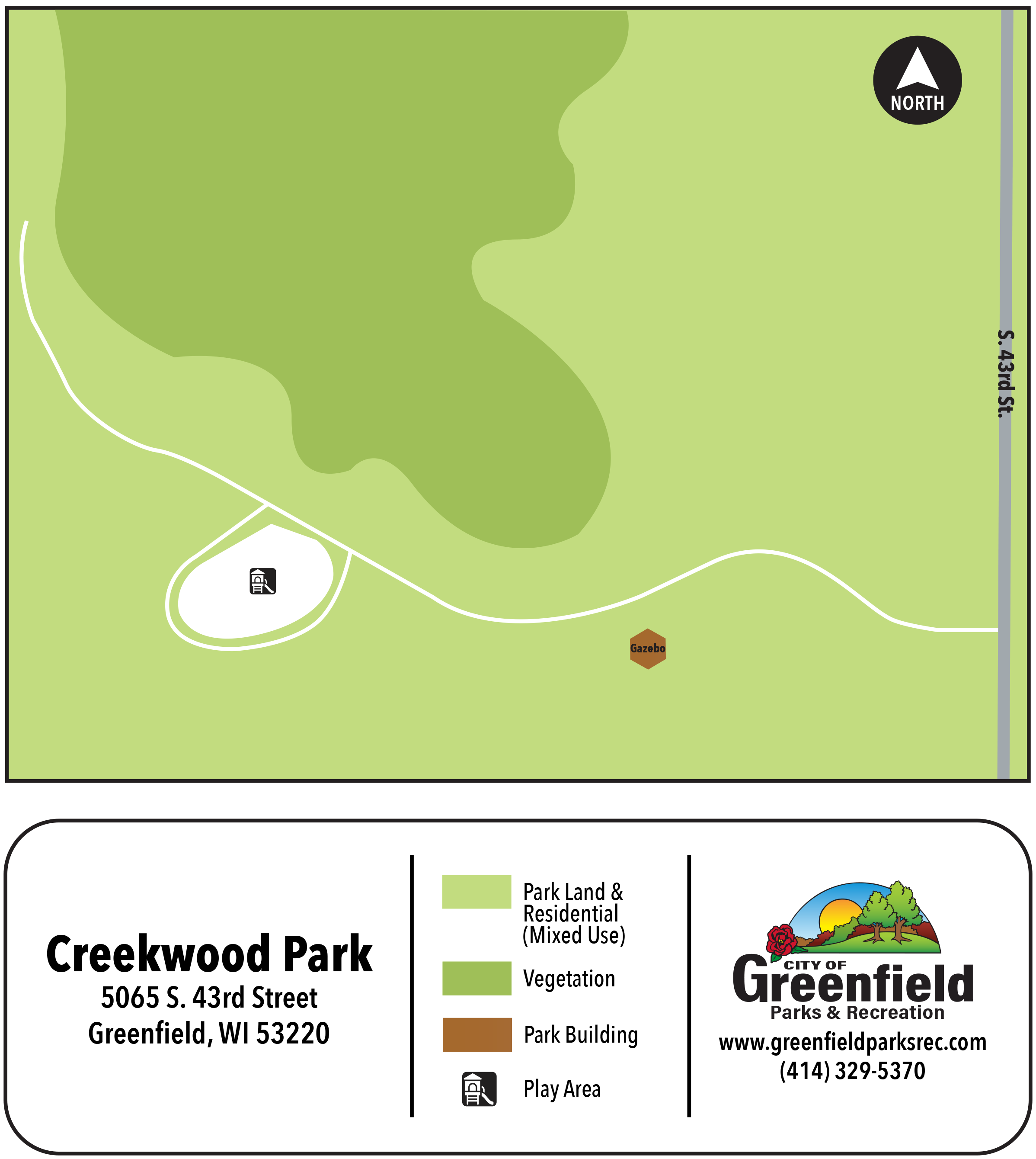 Creekwood Park Map