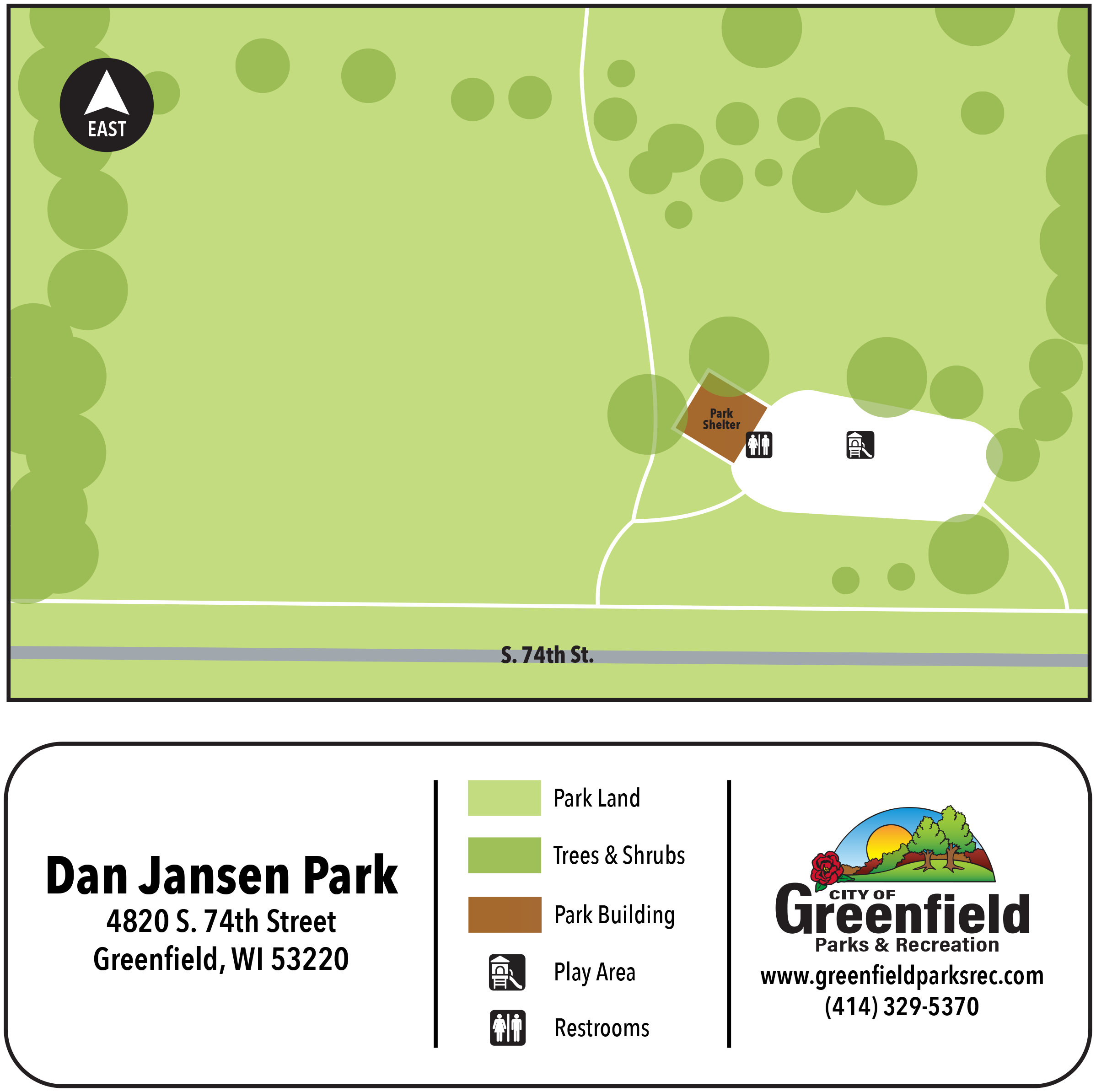 Dan Jansen Park Map