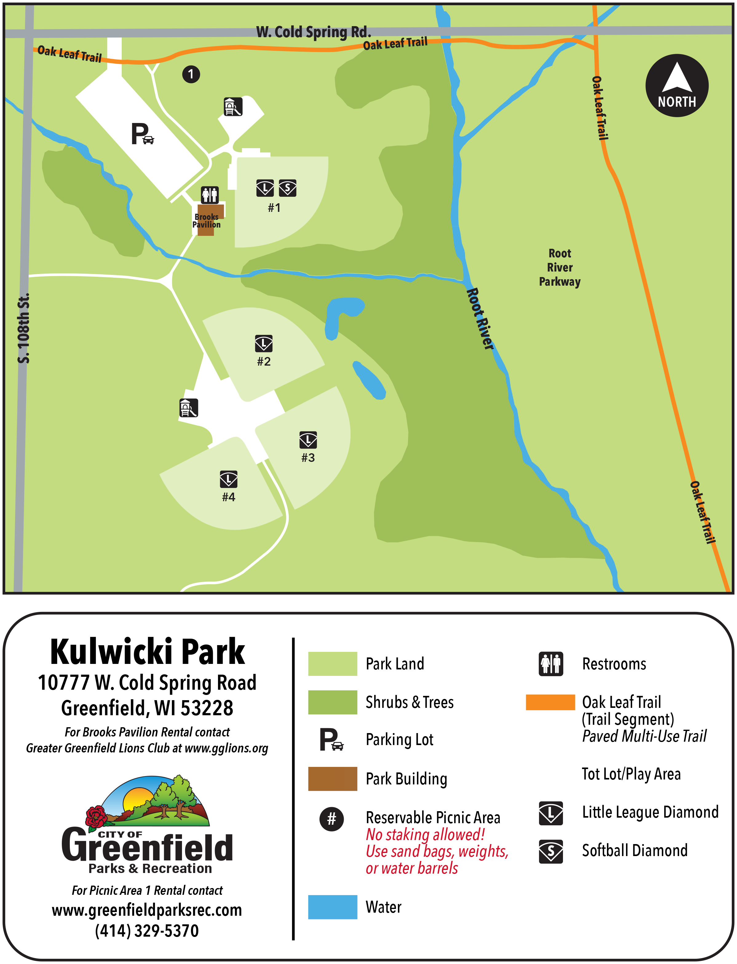 Kulwicki Park Map